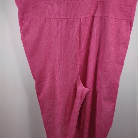 Shein Curve Pink Corduroy Overalls, Size 2XL - Picture 4 of 9